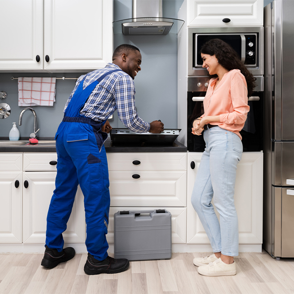 can you provide an estimate for cooktop repair before beginning any work in Round Pond